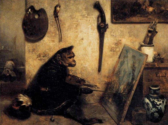 The Monkey Painter